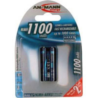 Ansmann 1x2 NiMH 1100 mAh Micro / AAA / HR03 (5035222)